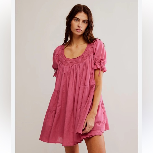 Free People Dresses & Skirts - Free People Sandy Shores Babydoll Dress NWT